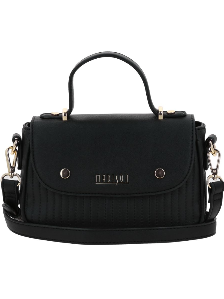 Bolso Bandolero Negro Madison Lourdes 