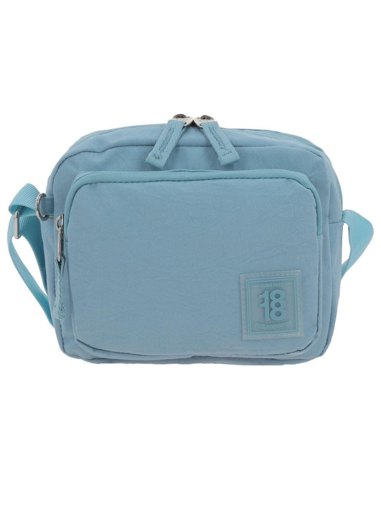 Bolso Tipo Bandolero Azul 1818 Zlip
