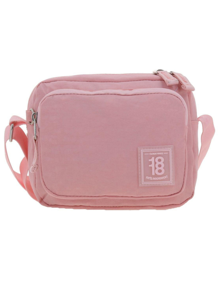 Bolso Tipo Bandolero Rosa 1818 Zlip
