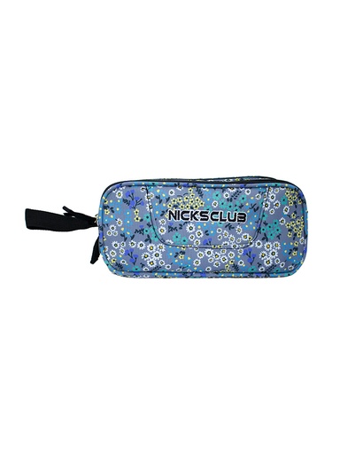 [PIN-68P] Portalápiz Pin Nicks Club Floreada Celeste