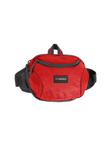 [432405-600] Bolso De Cintura Swissbrand Moudon Rojo