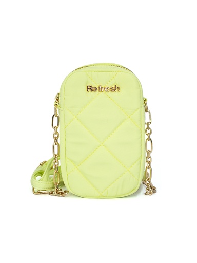 [184315AMA] Bolso Refresh Tipo Bandolera Para Teléfono Diamond Amarillo