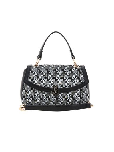 [BR24092-3] Bolso Crossbody Negro Barbie By Gorett Fanny