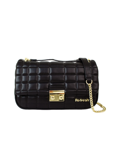 [184526NEG]  Bolso Refresh Tipo Bandolera Grisley Negro