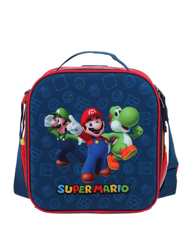 [MB70375-9] Lonchera Azul Mario Bros Chenson Gronshi