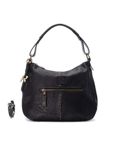 [183314BK] Bolso Refresh Tipo Hobo Rub Negro