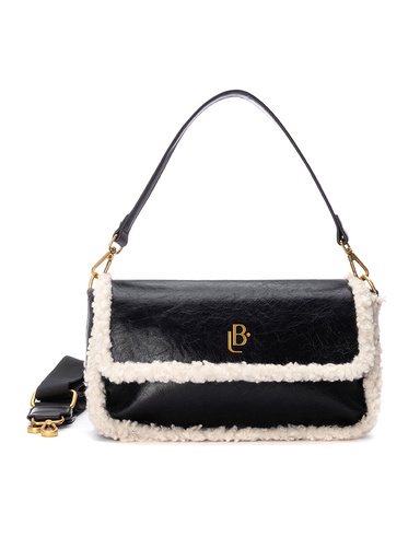 [LB184510BK] Bolso LB Tipo Bandolera Fátima Negro
