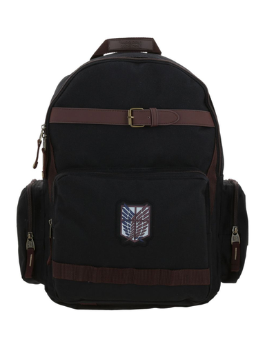 [AK70696-3] Mochila Negra Attack on titan 1818 Mobil