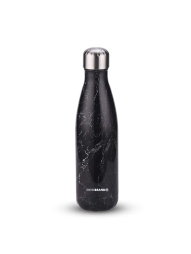 [433409-029] Botella Swissbrand Metálica Fiji Black Marble