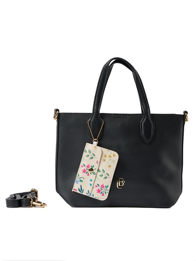 [LB2501BK] Bolso LB Tipo Tote Dual Negro