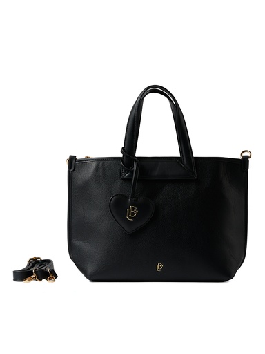[LB2513NEGRO] Bolso LB Tipo Satchel Violeta Negro