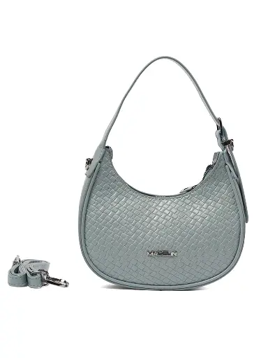 [MAD-6805-23-BL] Bolso Madelin Tipo Baguette Jury Celeste