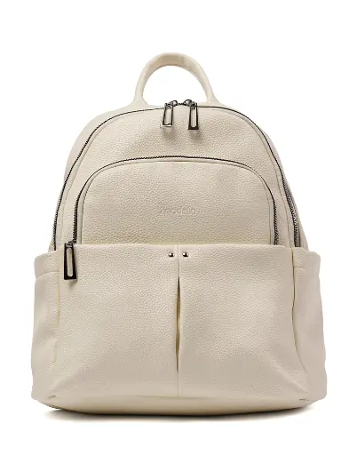 [MAD-9656-21-WH] Bolso Madelin Tipo Mochila Jennifer Blanco