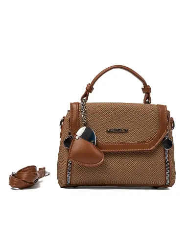 [MAD-9920-BR] Bolso Tipo Bandolero Madelin Café