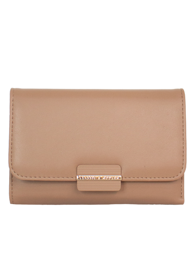 [MAD-T6223-086-BR] Billetera Madelin Mediana Para Mujer Karla Camel