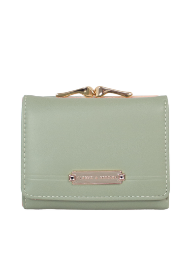 [MAD-T7368-321-GR] Billetera Madelin Pequeña Para Mujer Yara Mint