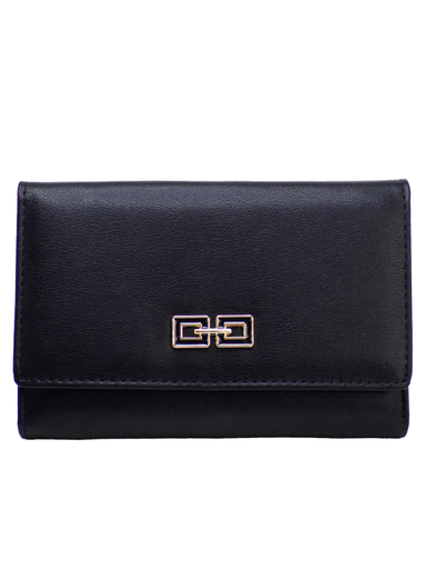 [MAD-Y6223-094-BK] Billetera Madelin Mediana Para Dama Majo Negro