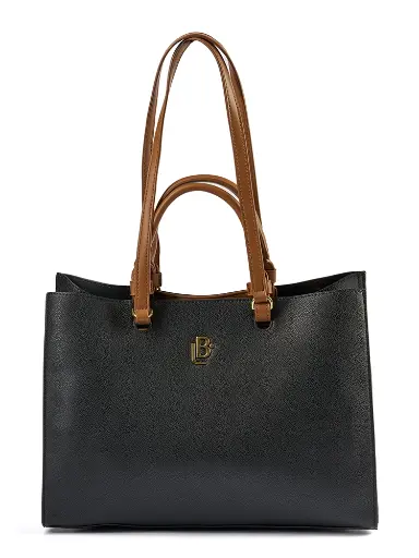 [LB184544NEG] Bolso LB Tipo Tote Valentina Negro