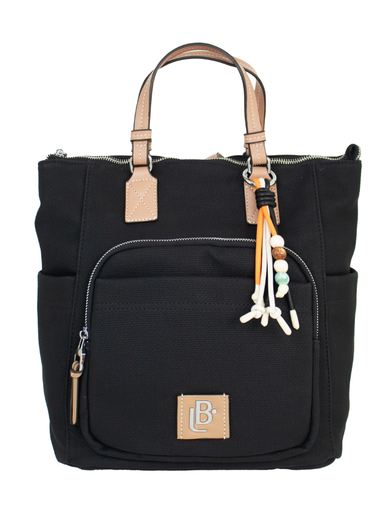 [LB184621NEG] Bolso LB Tipo Mochila Cecia Negro