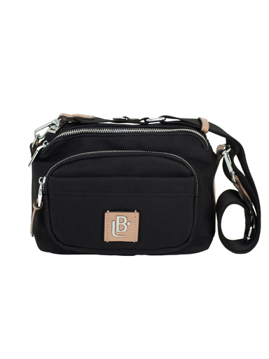 [LB184622NEG] Bolso LB Tipo Bandolera Marcela Negro