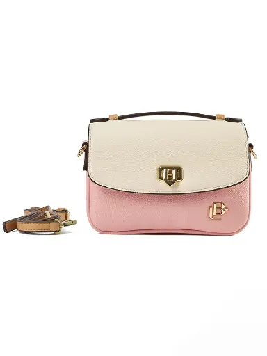 [LB184624NUD] Bolso LB Tipo Bandolera Heritage Rosado