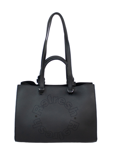 [183373NEG] Bolso Refresh Tipo Satchel Vania Negro