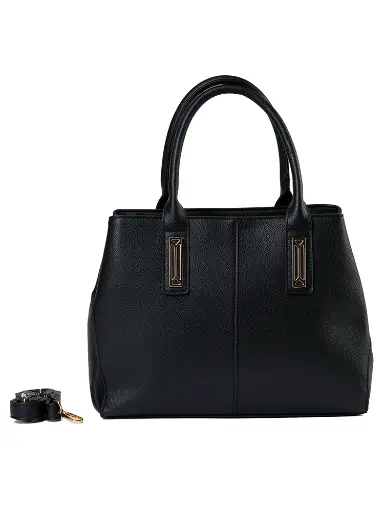 [LB2605-BK] Bolso LB Tipo Satchel Sady Negro