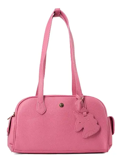 [LB2608-1RO] Bolso LB Tipo Bowling Nina Rosado