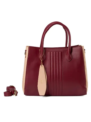 [LB2612-WI-PK] Bolso LB Tipo Tote Aria Tinto