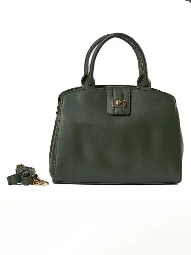 [LB2614-GRN] Bolso LB Tipo Satchel Jazmin Verde Oliva