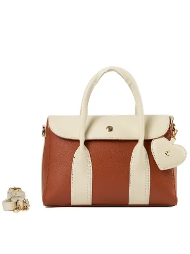 [LB2615-BRN] Bolso LB Tipo Tote Colección Jules Café
