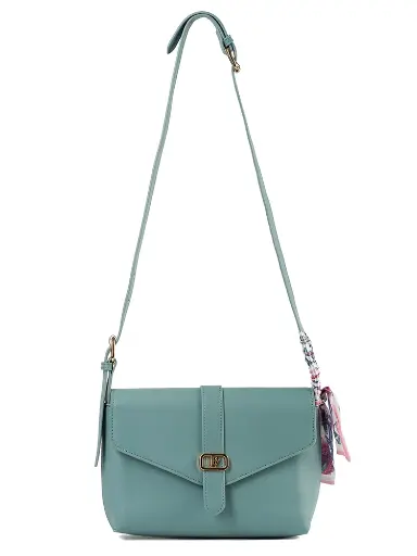 [LB2620-DEN] Bolso LB Tipo Bandolero Suzeth Menta