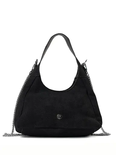 [LB2626-BK] Bolso LB Tipo Bandolera Demi Negro
