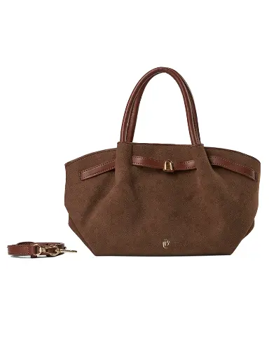 [LB2627-BRN] Bolso LB Tipo Hobo Marcela Café