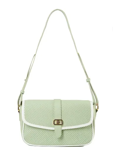 [LB2630-MI] Bolso LB Tipo Bandolera Colección Caroli Menta