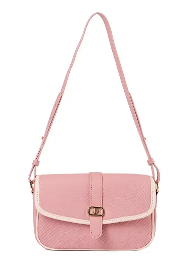 [LB2630-PK] Bolso LB Tipo Bandolera Colección Caroli Rosado