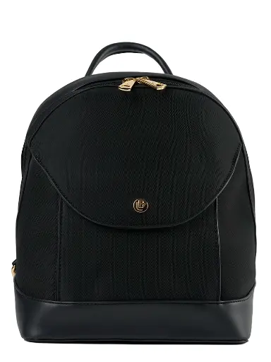 [LB2634-BK] Bolso LB Tipo Mochila Cristina Negro