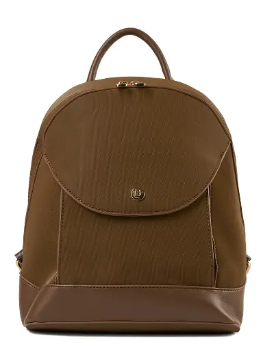 [LB2634-BRN] Bolso LB Tipo Mochila Cristina Café
