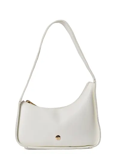 [LB2606-WH] Bolso LB Tipo Bandolero Gaby Blanco
