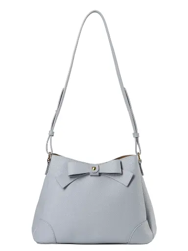 [LB2613-DEN] Bolso LB Tipo Bandolero Karl Celeste