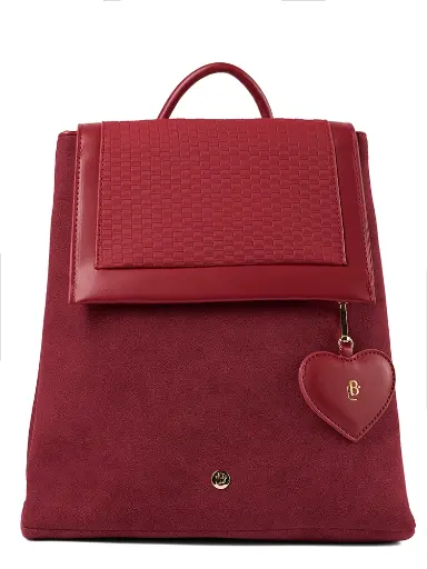 [LB2635-BUR] Bolso LB Tipo Mochila Colección Sady Burdeos