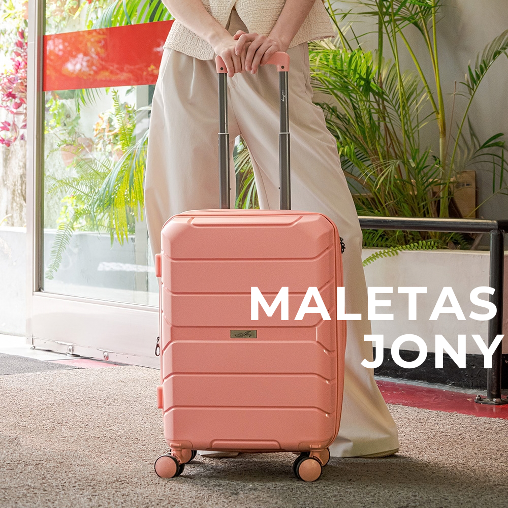 Maleta Jony Carry On Rosa Claro