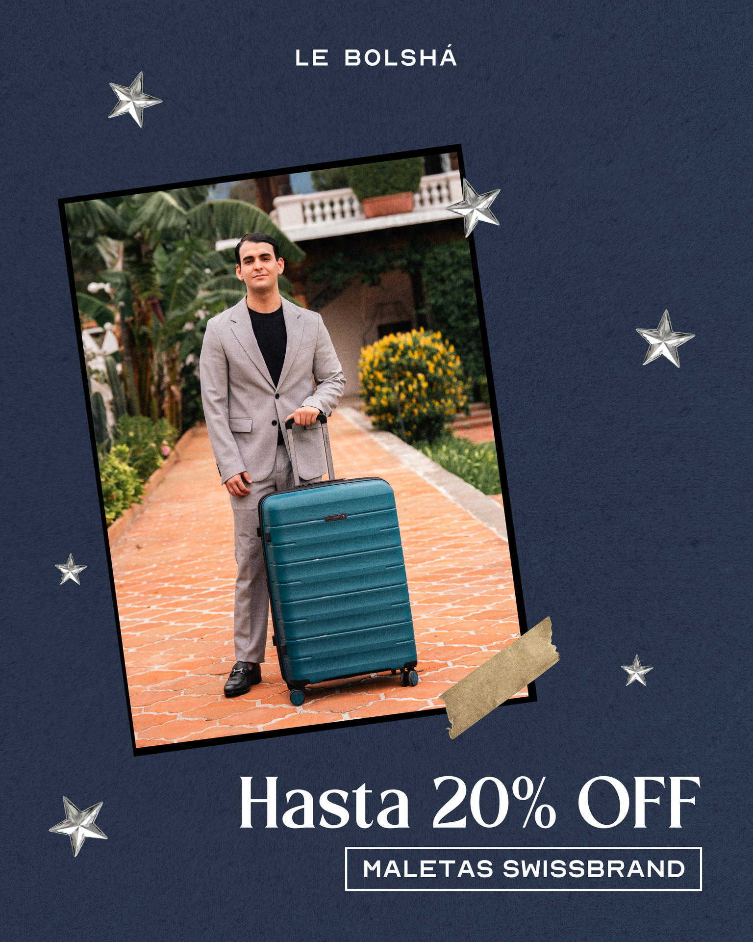 Maleta Swissbrand Duna Teal Ocean 24"