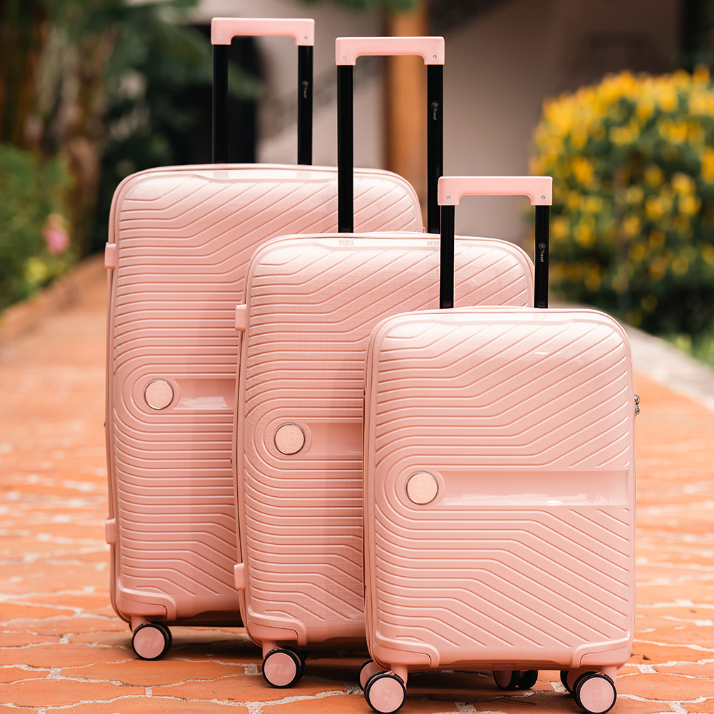 Set De Maletas LB Oser Rosado