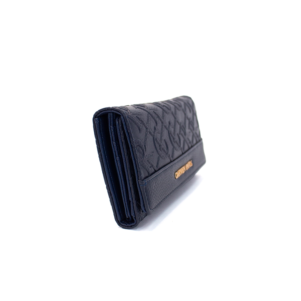 Billetera Carven Navy Relief