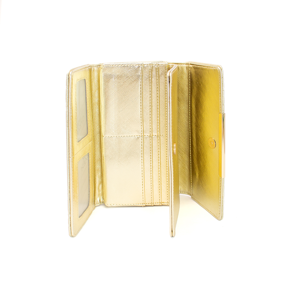 Billetera Carven Dorada