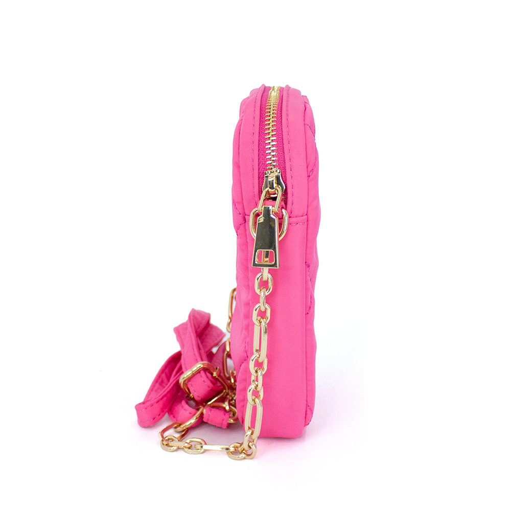 Bolso Refresh Tipo Bandolera Para Teléfono Diamond Fucsia