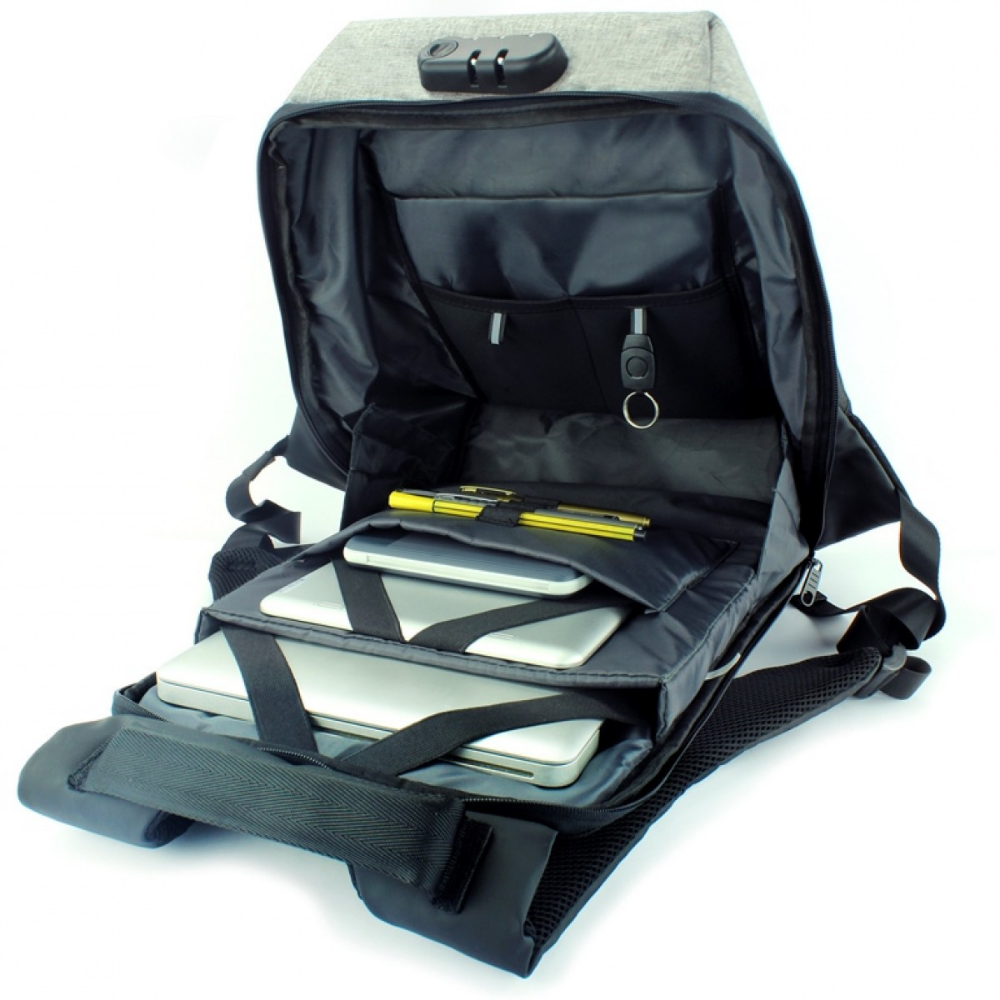 Mochila Molvu Go Gris