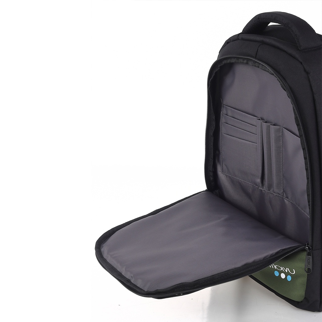 Mochila Molvu U2 Negro Verde