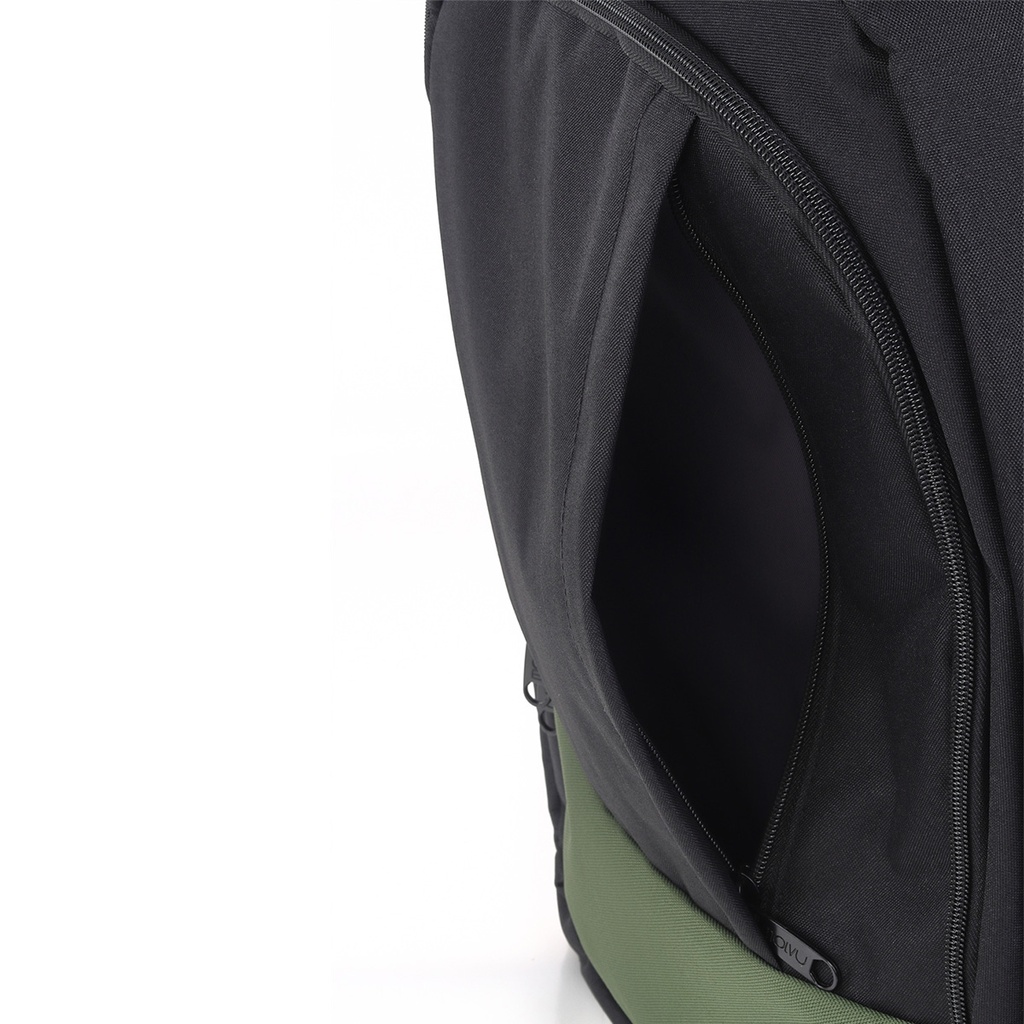 Mochila Molvu U2 Negro Verde